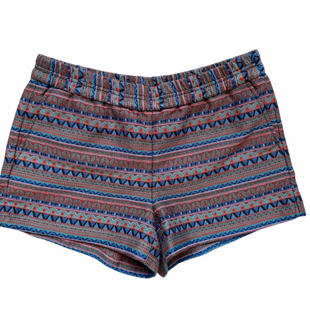 J. Crew Boardwalk Jacquard Boho Aztec Print Shorts Size 6